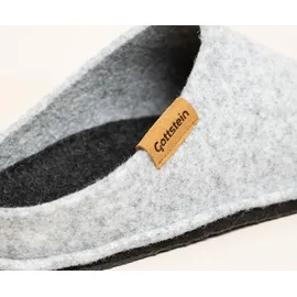Gottstein Pantoffeln Hellgrau 38