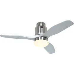 Deckenventilator Aerodynamix Eco 112 - Chrom Gebürstet / Lack Silber