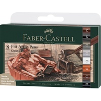 Faber-Castell 167172 - Tuschestift Pitt Artist Pen Classic, B/M,