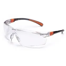 Schutzbrille 506 UP EN 166, EN 170 Bügel schwarz/orange PC - schwarz