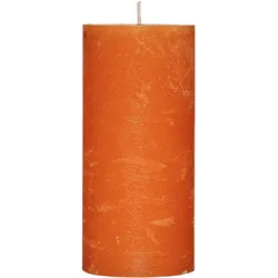 Kerze RUSTIK orange