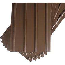 Bravo SMART Cover Set H12 Plus 12 x Trapez-Abdeckblech 125 x 45 cm 6,75 m2 Stärke 0,3 mm