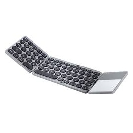 Renkforce RF-FWK-250 Bluetooth® Tastatur Deutsch, QWERTZ Grau,