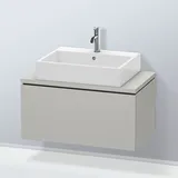 Duravit L-Cube 82x47,7cm, betongr ma, f Kons, 1 Auszug