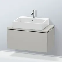 Duravit L-Cube 82x47,7cm, betongr ma, f Kons, 1 Auszug