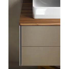 Duravit XSquare 160x55x2cm, m 1 AS, B li, Amerik. Nussb