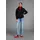 POLARINO Fleecepullover Grau/Schwarz 40/42