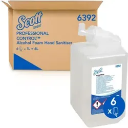 SCOTT CONTROL Handdesinfektionsschaum 1 Liter Kartusche mit Alkohol
