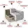 OTTO home Eckcouch Polyester L-Form 3-Sitzer Grün