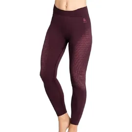 Odlo Damen Funktionsunterwäsche Lange Hose PERFORMANCE WARM ECO, spiced apple, S