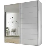 STAUD Schwebetürenschrank Sonate Como mit Spiegel 167 x 240 x 68 cm Weiß