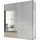 STAUD Schwebetürenschrank Sonate Como mit Spiegel 167 x 240 x 68 cm Weiß