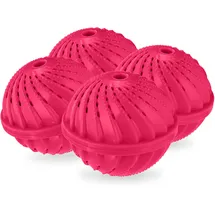 Relaxdays Waschball, 4er Set, Waschkugel für Waschmaschine, ökologisch, hautfreundlich, Waschen ohne Waschmittel,