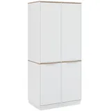 Vicco Betti Aktenschrank 82 x 50 x 179 cm Weiß
