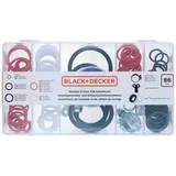 Black & Decker Black - Decker Set mit Dichtungen, Unterlegscheiben und Klemmen, 86-teilig