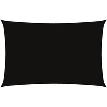 vidaXL Sonnensegel Oxford-Gewebe Rechteckig 2,5x5 m Schwarz