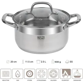 Resto Libra Kochtopf 20 cm rund