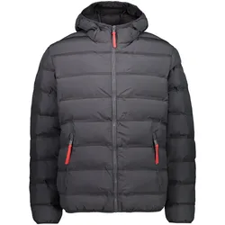 CMP Winterjacke (nahtlos, mit Wattierung und Kapuze) anthrazit Herren