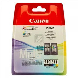 Canon PG-510 schwarz + CL-511 CMY