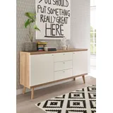 Home affaire Sideboard Merle, im skandinavischen Design, Breite 160 cm braun