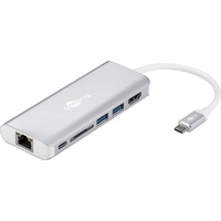 Wentronic Goobay Icy USB-C 3.0 auf HDMI/USB/LAN Multiport Adapter (76788)