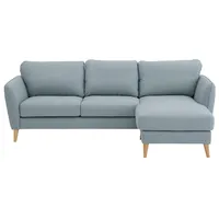 Home Affaire Ecksofa »MARSEILLE (242/152cm),L-Form, Rec. rechts/links«, Massivholzbeine aus Eiche, in verschieden Bezügen und Farbvarianten