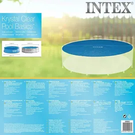 Intex Solar Poolabdeckung blau 305 cm