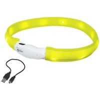 Nobby Visible Leuchthalsband Gelb 40 cm