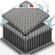 tillvex Pool Bodenschutzmatte Anthrazit 24 Stück