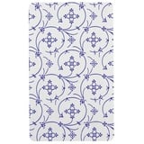 Ricolor 12076 Frühstücksbrettchen 'Indisch Blau', HPL, 23,5x14,5cm, blau/weiß (6er Pack)