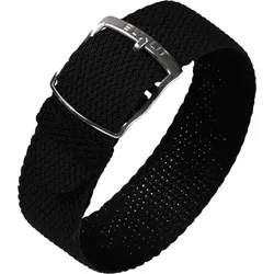 Eulit Perlon Kristall Perlon 20mm" E40301720102" - schwarz