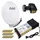 PremiumX Satelliten-Komplettanlage Fuba DAA 780 G Satellitenschüssel Alu Grau 5/12 Multischalter LNB F-Stecker, 1 SAT 12 Teilnehmer