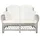 vidaXL 2-Sitzer-Sofa Grau Rattan