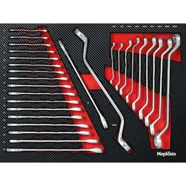 Mephisto XXL Premium Werkzeugwagen mit 9 Schubladen inkl. Ringschlüssel-Set