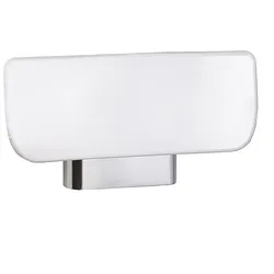 Brillantbad BELP Rückenlehne Aluminium Kunststoff Chrom 340x185x80 mm für Bad & WC >> Zubehör