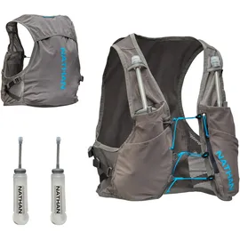 Nathan Pinnacle Breeze 4l Trinkrucksack - Charcoal/Electric Blue - S-M