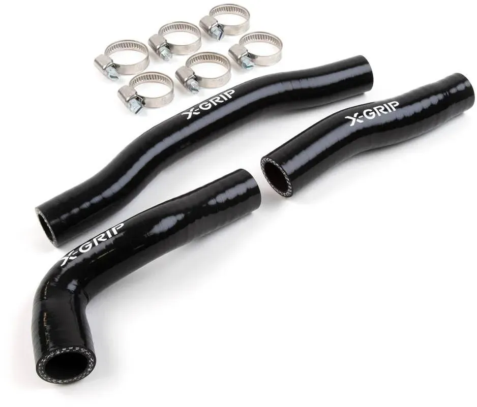 X-GRIP Silikon-Kühlerschlauch - Schwarz