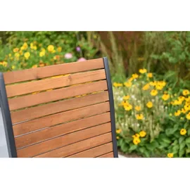 Merxx Santorin Klappsessel 55 x 59 x 109 cm grau 1 St.