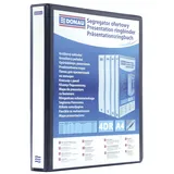 Donau Elektronik DONAU Präsentationsringbuch Präsentationsordner Ringbuch Präsentation/Schwarz Ø 40mm, aus PP, schwarz, 3 Außentaschen