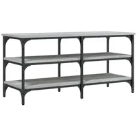 VidaXL Schuhbank Grau Sonoma 100x38,5x49 cm Holzwerkstoff