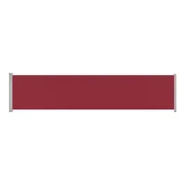 vidaXL Seitenmarkise Ausziehbar 140x600 cm Rot