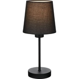 Briloner Tischleuchte »NOA«, ØxH: 10 x 31,4 cm, 25 W, Metall/Stoff - schwarz