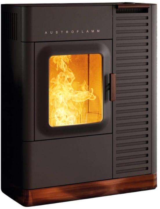 AUSTROFLAMM Kombiofen | Mo Duo |  Pellet und Scheitholz | 9,4 kW