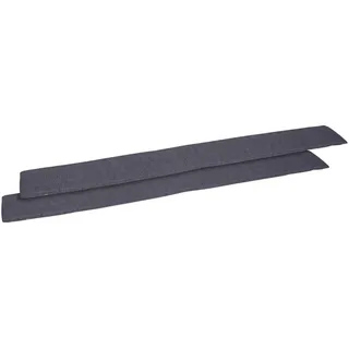 Bierbankauflage, Anthrazit, Textil, Uni, Füllung: Schaumstoff, 220x4x25 cm, Oeko-Tex® Standard 100, pflegeleicht, Gummibänder, Outdoor-Kissen, Outdoor-Sitzkissen