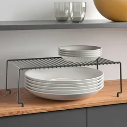 Schrankeinsatz Tellerregal Küchenregal Ablage Fachteiler Teller Organizer