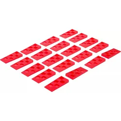BGS DIY 80716 Satz Universal Montagekeile Unterlegkeile Kunststoff 20 teilig