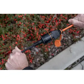 Unitec Verlängerungskabel 10 m H07BQ-F3G1,5, max. 3600W, orange, IP44
