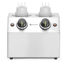 HENDI Saucenwärmer, doppelt, 1,3L, 220-240V/400W, 270x223x(H)282mm,