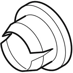 Geberit Stopfen weiß alpin (2 Stück) 816803111 weiß-alpin
