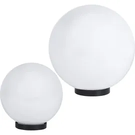 H4L Kugelleuchte 2er Set 20/25cm weiß E27 o. Anschlußkabel - Weiß